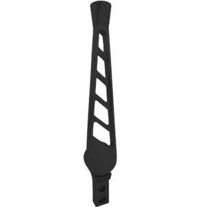 Adjustable Billet Shift Lever; Bolt On; Black; 8"