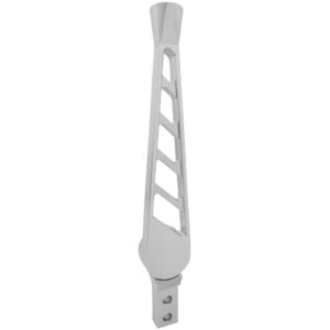 Adjustable Billet Shift Lever; Bolt On; Clearcoat; 10"