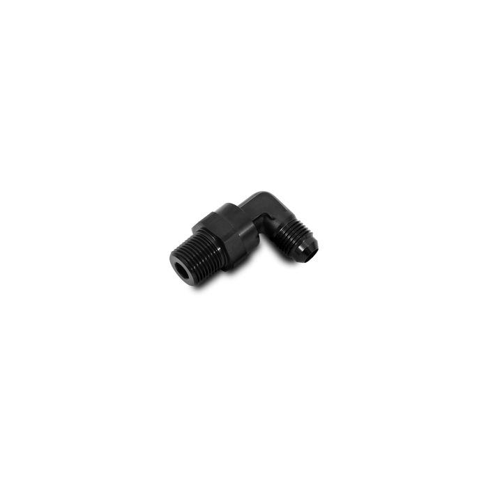 Male AN to Male NPT 90 Degree Swivel Adapter, -10 AN to 3/8" NPT