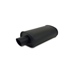 STREETPOWER FLAT BLACK Oval Muffler