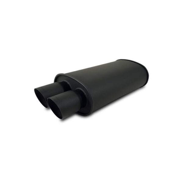 STREETPOWER FLAT BLACK Oval Muffler
