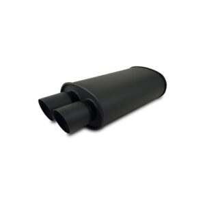 STREETPOWER FLAT BLACK Oval Muffler