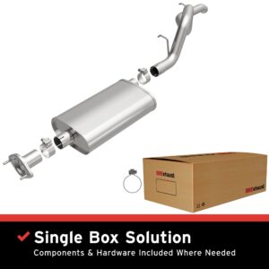 BRExhaust 1997-2006 Jeep Wrangler Stainless Steel Direct-Fit Replacement Exhaust System