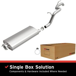 BRExhaust 2002-2007 Jeep Liberty Stainless Steel Direct-Fit Replacement Exhaust System