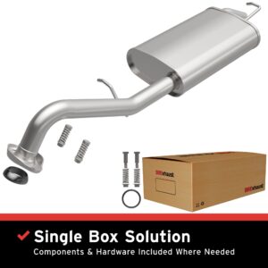 BRExhaust 2003-2013 Toyota Corolla 1.8L Stainless Steel Direct-Fit Replacement Exhaust System