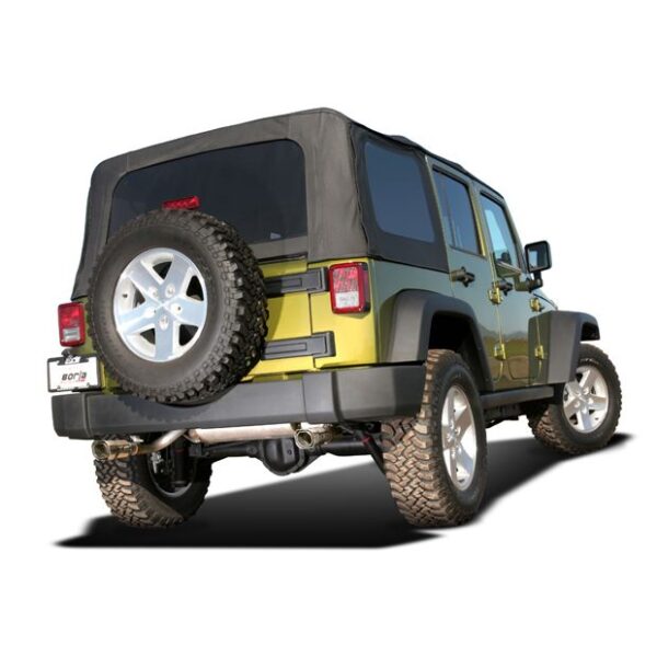 2007-2011 Jeep Wrangler JK/ JKU Axle-Back Exhaust System Touring