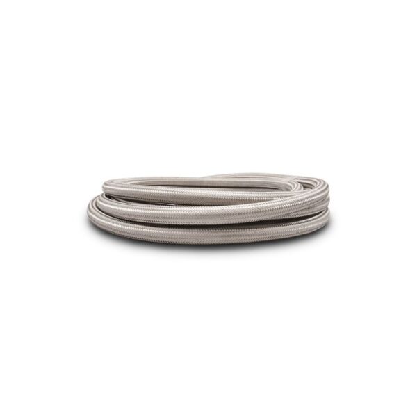 10ft Roll of Stainless Steel Braided Flex Hose; AN Size: -12; Hose ID 0.68"