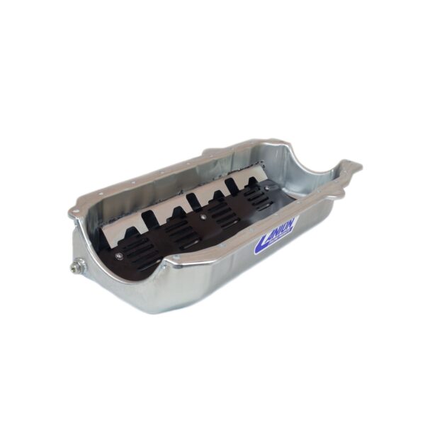 Canton 12-114 Oil Pan Small Block Chevy Shallow Dry Sump RH Exits No Starter