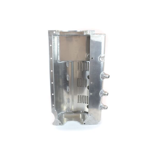 Canton 12-146A Oil Pan Small Block Chevy Pre-85 5" Deep Alum Dry Sump Power Pan