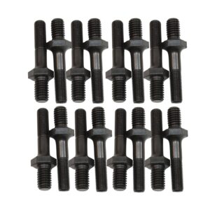 Rocker Arm Stud Set, Alloy Steel, 3/8 in., 1.90 in. Stud Height, Skin Packaged