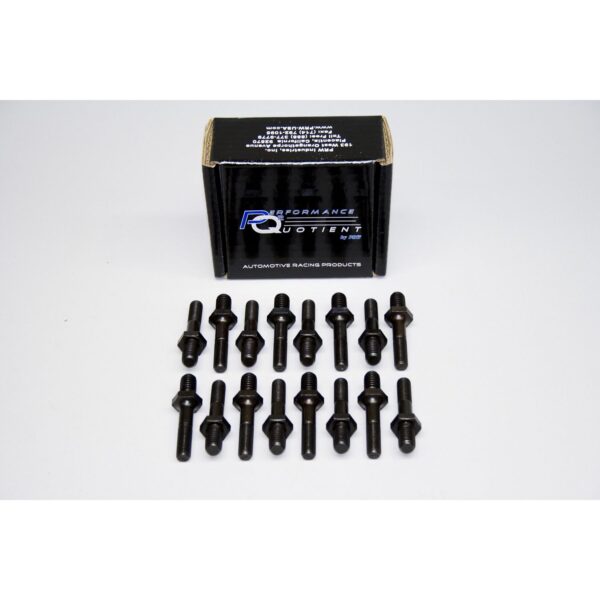 Rocker Arm Stud Set, Alloy Steel, 3/8 in., 1.90 in. Stud Height, Boxed 16 pc.