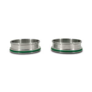HD Clamp Stainless Weld Ferrules with O-Rings for 3.50" O.D. Tubing