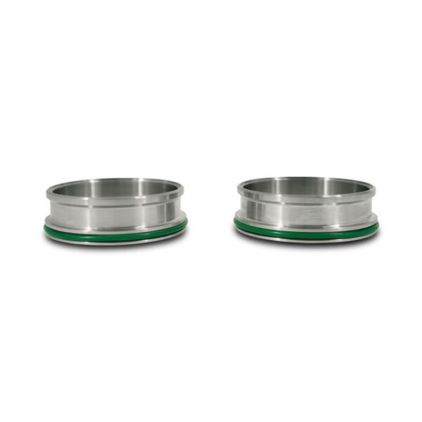 HD Clamp Stainless Weld Ferrules with O-Rings for 3.50" O.D. Tubing