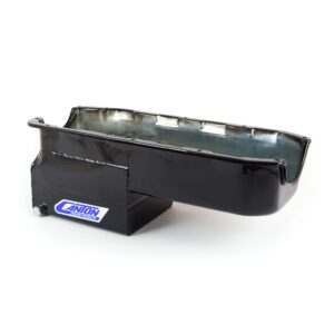 Canton 13-082BLK Oil Pan Small Block Chevy Pre-1985 Drag Race Pan For Stroker