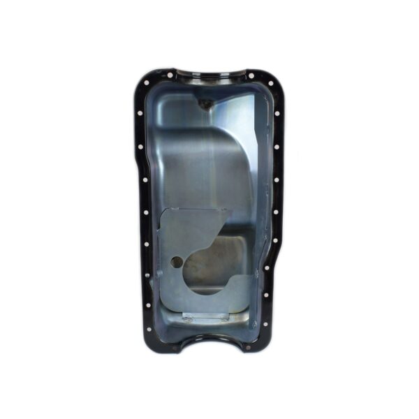 Canton 13-650BLK Oil Pan For Ford 351W Stock Appearing W/ Baffle & Drain Plugs