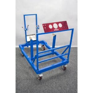 Engine Test Stand, Base Kit, Steel, Blue Powdercoat.