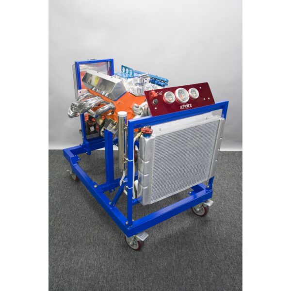 Engine Test Stand And Accessory Kit, Steel, Blue Powdercoat.