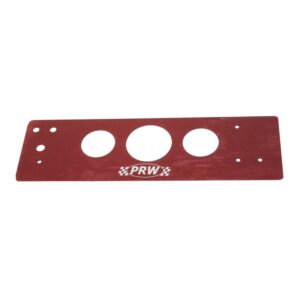 Engine Test Stand Instrumental Panel, Red, Pre-Drilled For Instrumentation.