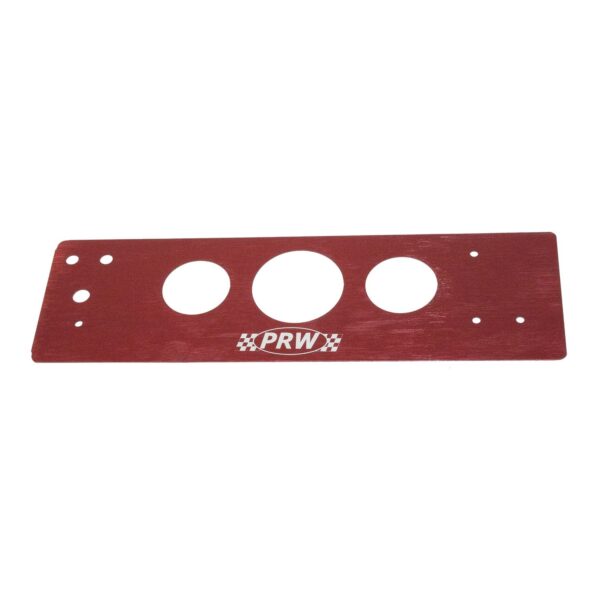 Engine Test Stand Instrumental Panel, Red, Pre-Drilled For Instrumentation.