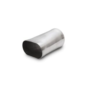 Transition Adapter, 3.5" Oval to 3.5" O.D. Round - 6" long