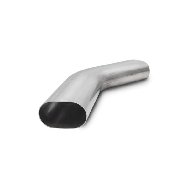 45 Degree (horizontal) Oval Mandrel Bend, 3.5"