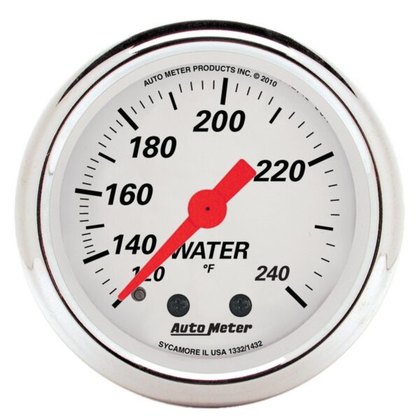 2-1/16 in. WATER TEMPERATURE, 120-240 Fahrenheit, ARCTIC WHITE
