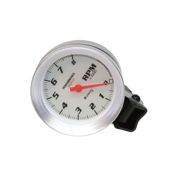 Engine Test Stand Tachometer Gauge, 3 3/8 in. White