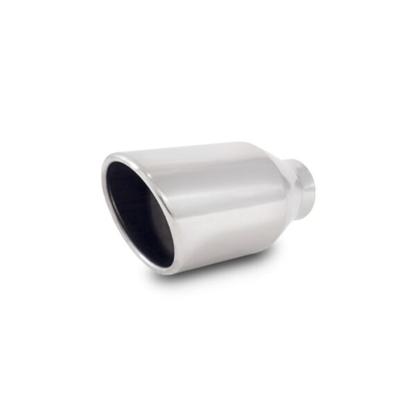 4.00" Outlet O.D. Stainless Steel Tip (Double Wall, Angle Cut), 3.00" Inlet I.D.