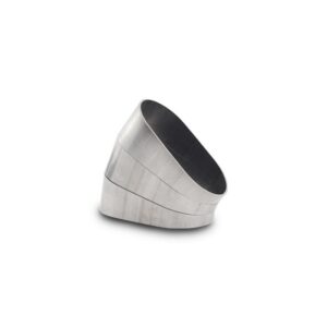 45 Degree Horizontal Plane Oval Pie Cuts, Nominal Tube Size: 3.50"