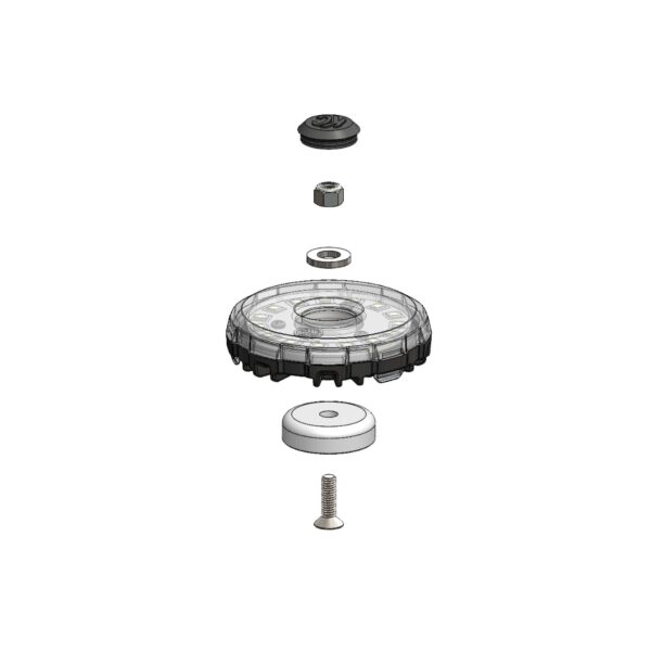 Magnet Mount Kit for Cyclone LED V2 Lights - 6 Pack