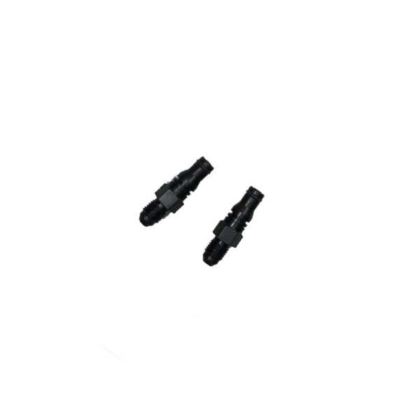 Fitting: Double Male: Straight: AN-4 To Wire-Clip