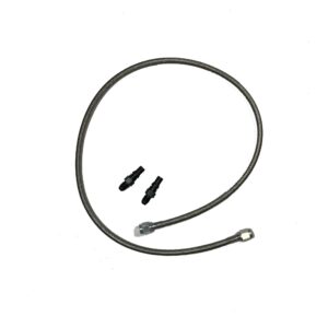 Stainless Steel Braided Line: Double -4 AN: Female: 36 in.