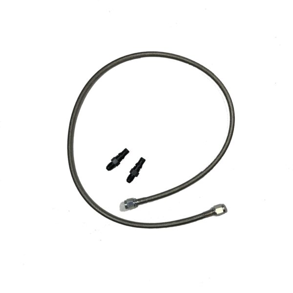Stainless Steel Braided Line: Double -4 AN: Female: 36 in.