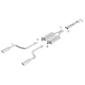 2005-2010 Chrysler 300C/ Dodge Magnum RT/ Charger RT Cat-Back Exhaust System S-Type