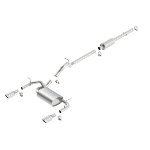 2012-2018 Jeep Wrangler JKU Cat-Back Exhaust System Touring