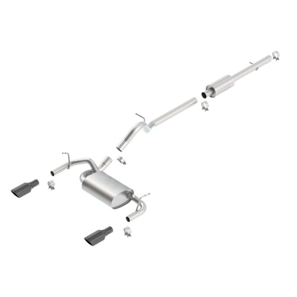 2012-2018 Jeep Wrangler JKU Cat-Back Exhaust System Touring