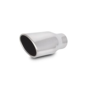 4.5" x 3" Oval Stainless Steel Tip (Single Wall, Angle Cut)