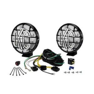 KC Hilites 6 in Apollo Pro Halogen - 2-Light System - 100W Spread Beam