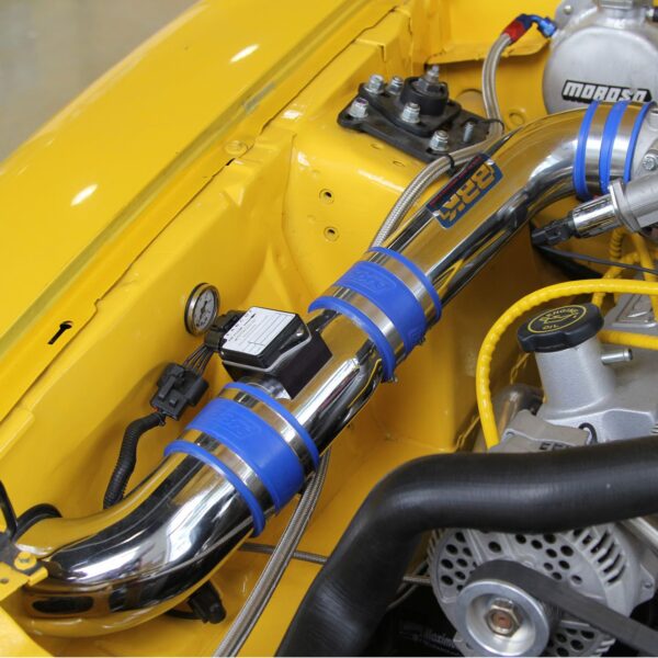 BBK MUSTANG 5.0 COLD AIR INTAKE - FENDERWELL STYLE STYLE (Powder Coated Chrome)