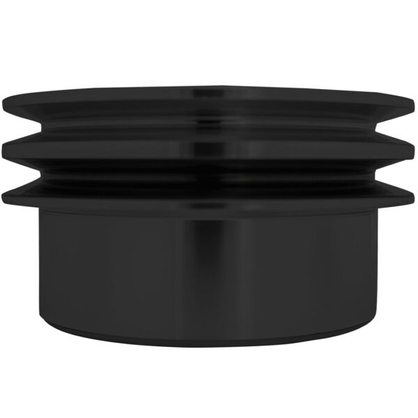 Small Block Ford V-Belt Crankshaft Pulley - Black (2V) 3 Bolt - Early
