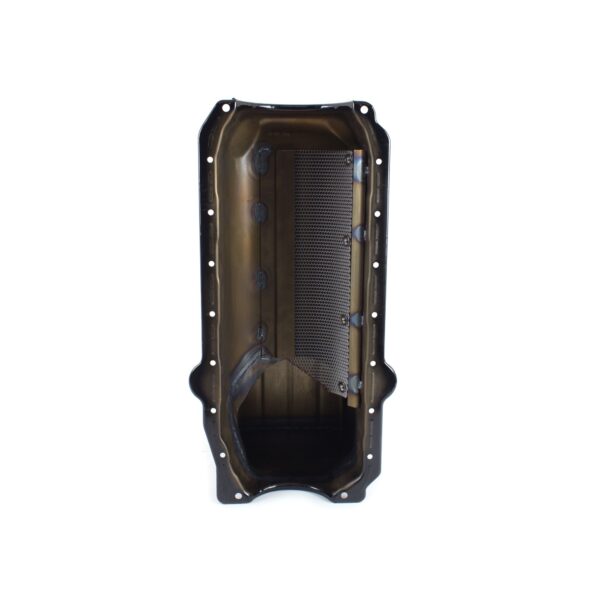 Canton 16-100 Oil Pan Small Block Chevy S10 Truck Conversion Black Powder Coat