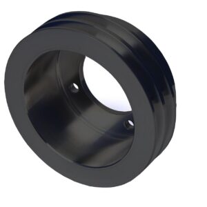 Oldsmobile V-Belt Crankshaft Pulley - Black(2V)