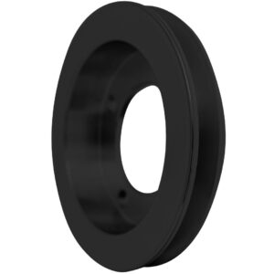 Small Block Ford 1V Crankshaft Pulley, 5.5" - 4 Bolt - Black