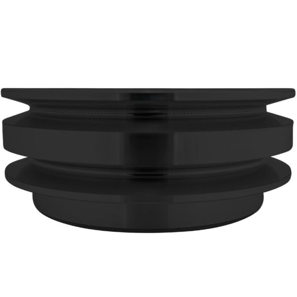 Small Block Ford V-Belt Crankshaft Pulley - 2V -4 Bolt - Late - Black