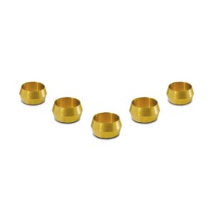 Pack of 5, Brass Olive Inserts; Size 5/16"