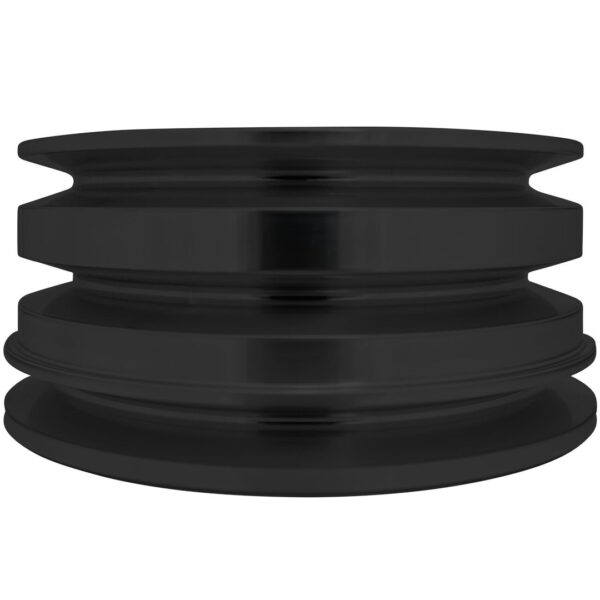 Small Block Ford Crankshaft Pulley - 2.5" - 3V - 4 Bolt - Late - Black