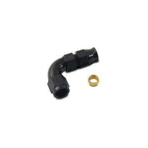 90 Degree Tube to Female AN Adapter, Tube O.D. - 3/8"; AN Size: -6