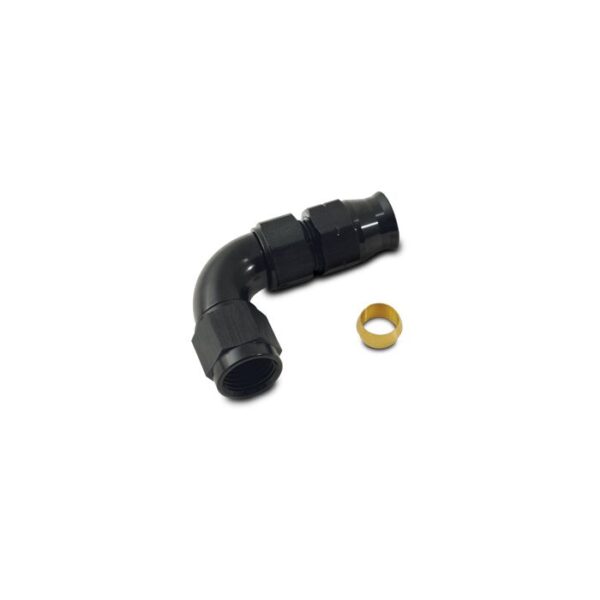90 Degree Tube to Female AN Adapter, Tube O.D. - 1/2"; AN Size: -8