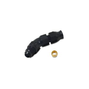 45 Degree Tube to Male AN Adapter, Tube O.D. - 3/8"; AN Size: -6