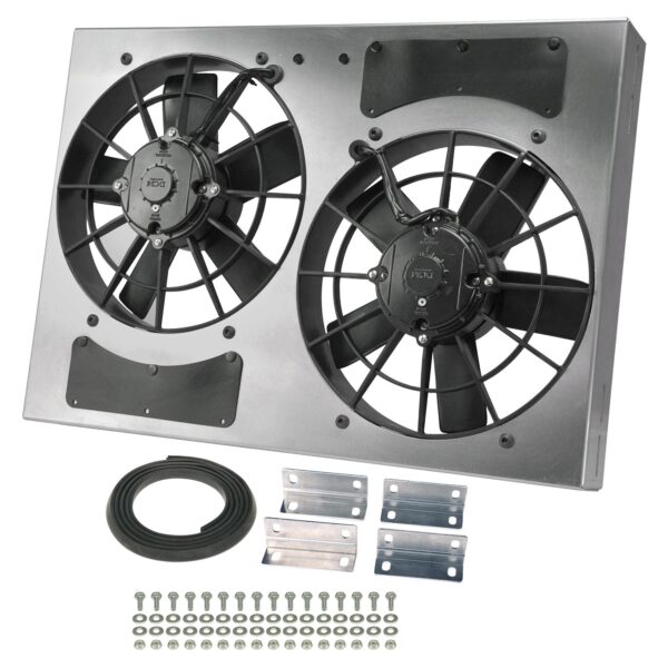 Powerpack - High Output Dual 11" Electric RAD Fan/Aluminum Shroud Kit